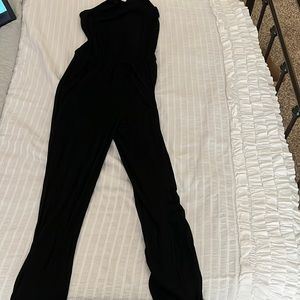 Black flowy jumpsuit